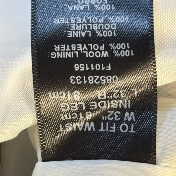 Asos Harris Tweed 100% Wool Cropped Trouser 32 Brown Multicolor Herringbone - Picture 16 of 16